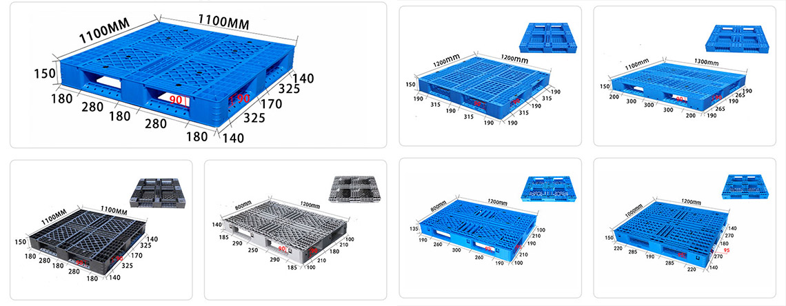 Different Specifications Injection Flat Plastic Pallet